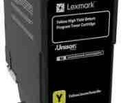 lexmark-74c6hy0-yellow-toner-cartridge