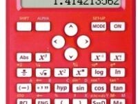 CANON-F717SGAR-scientific-red-calculator