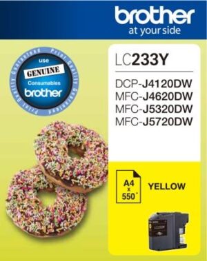 brother-lc233y-yellow-ink-cartridge
