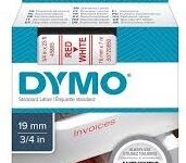 dymo-s0720850-red-print-on-white-labelling-tape