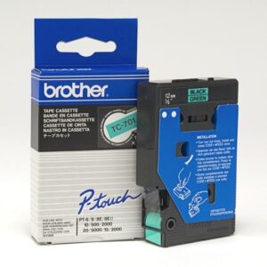 brother-tc701-black--on-green-label-tape