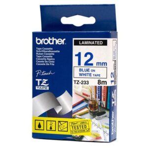 brother-tze233-blue--on-white-label-tape
