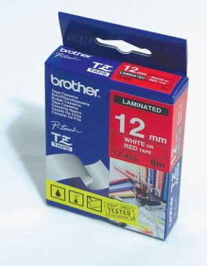 brother-tze435-white--on-red-label-tape