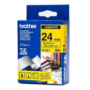 brother-tze651-black--on-yellow-label-tape