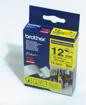 brother-tzes631-black--on-yellow-strong-adhesive-label-tape